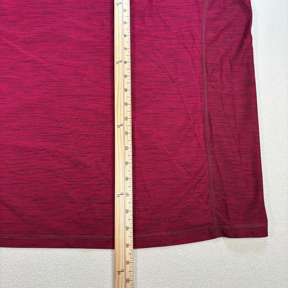 Tommy Bahama Island Zone 1/4 Zip Mens XL Burgundy Red Perforated Lightweigh Logo - Picture 13 of 16